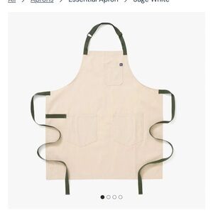 Hedley & Bennett Cream-Colored Apron